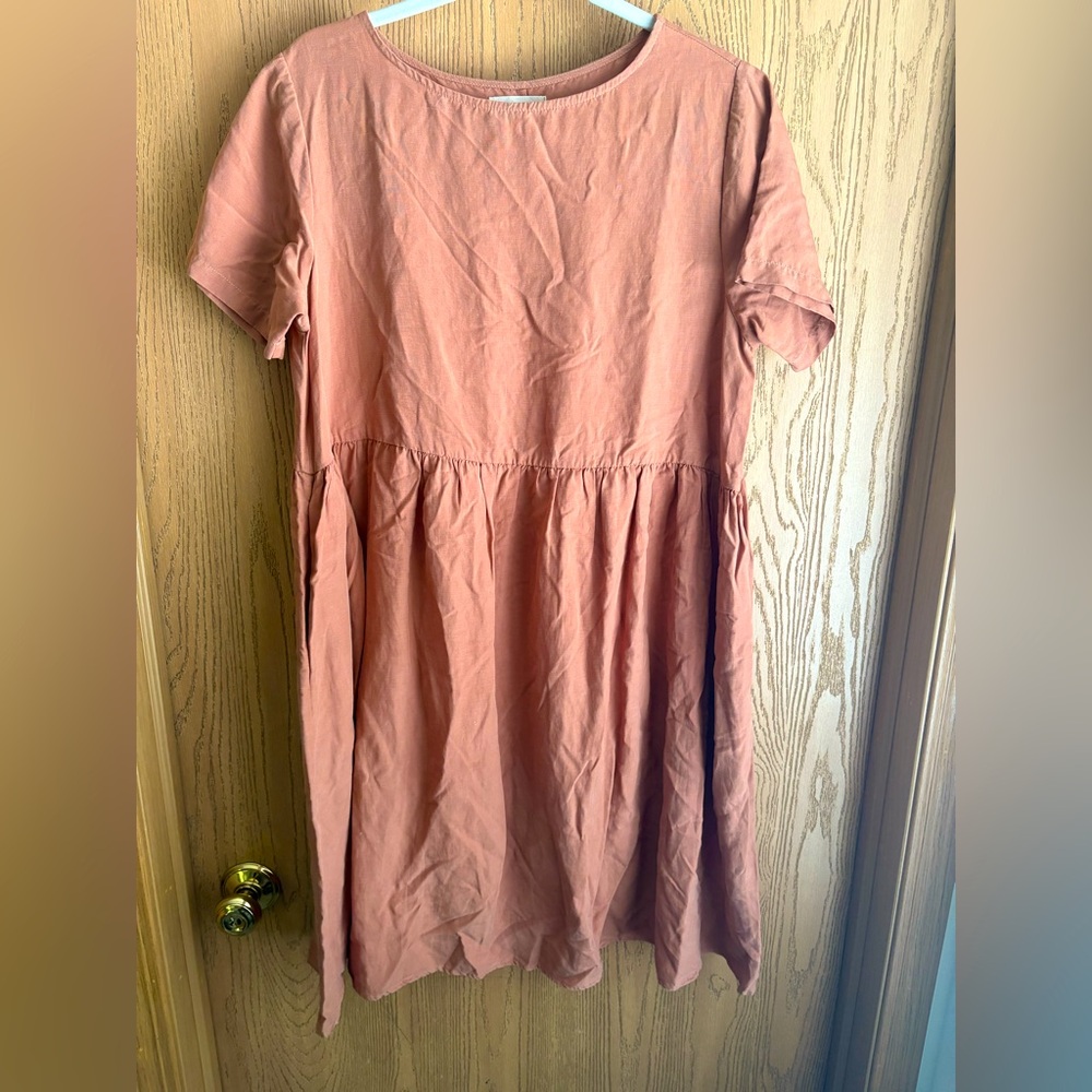Tradlands Terracotta Short Sleeve Nico dress (old sizing)